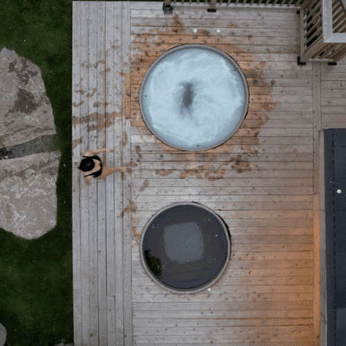 End of Summer Sale 20% off all cedar hot tubs. animated file